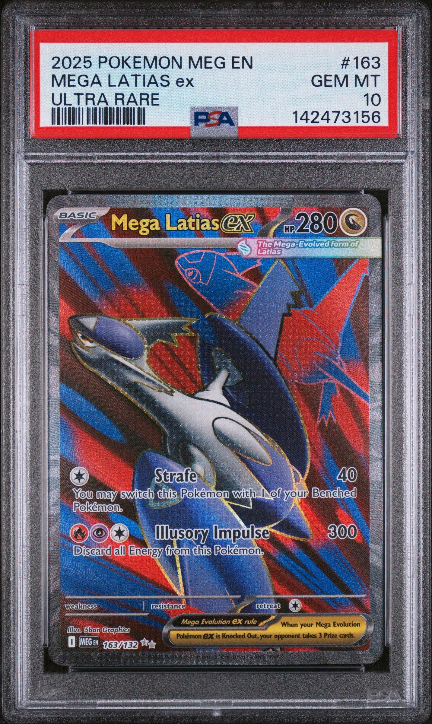 Featured graded Pokémon card