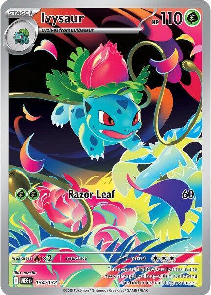 Ivysaur illustration rare Pokémon card