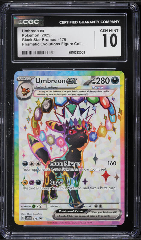 Umbreon ex CGC Gem Mint 10 slab